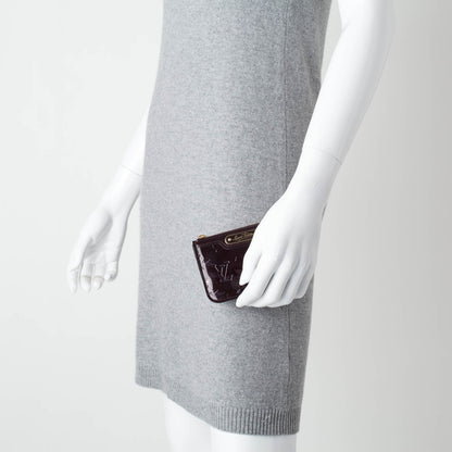 Louis Vuitton Vernis Key Pouch Amarante 2 of 8