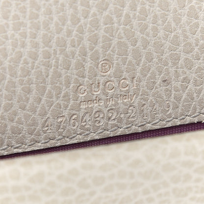 Gucci Dollar Calfskin Crystal Super Mini Dionysus Shoulder Bag Mystic White Black Diamond 6 of 9