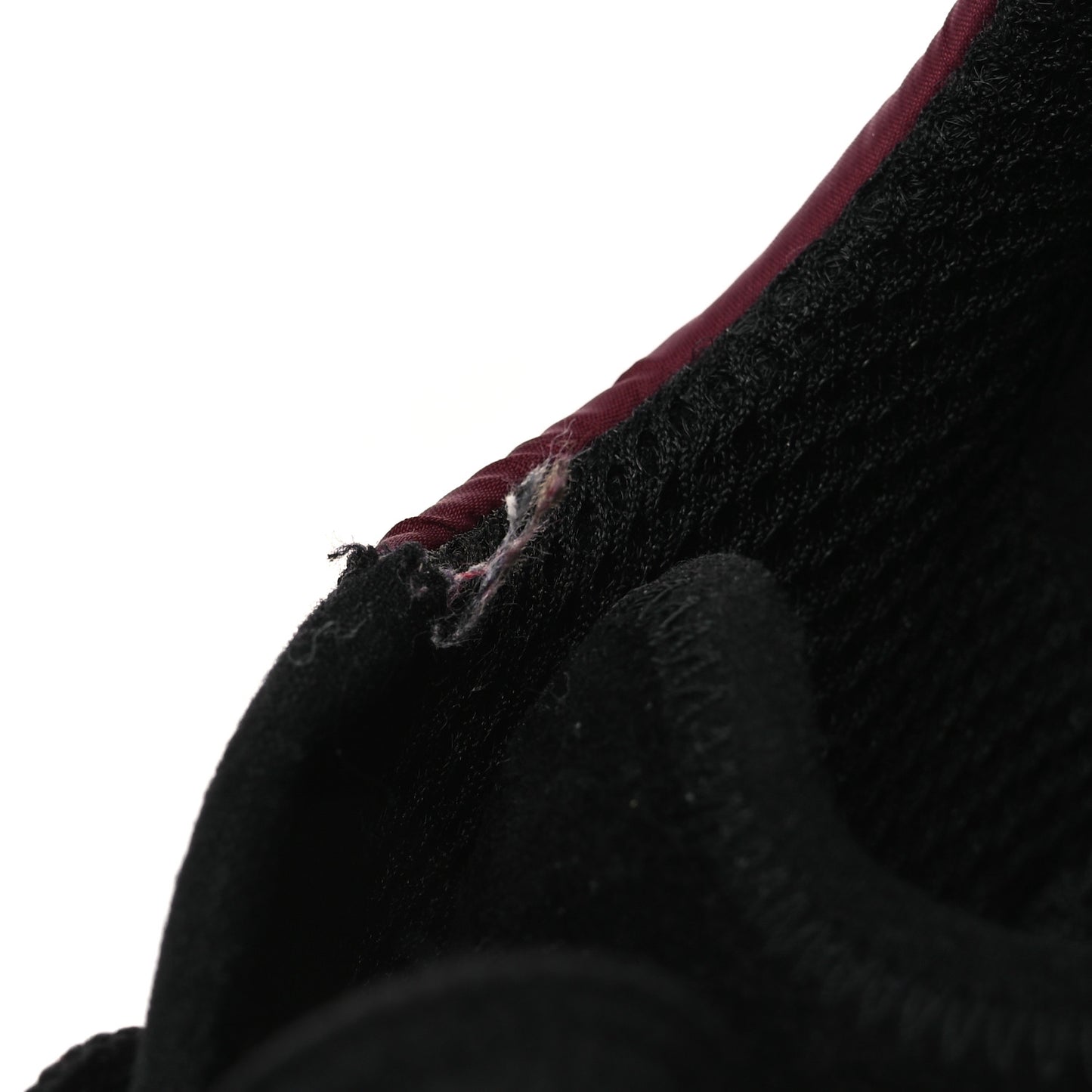 Nylon Suede Calfskin CC Sneakers 38 Burgundy Brown