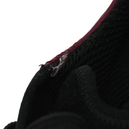 Chanel Nylon Suede Calfskin CC Sneakers 38 Burgundy Brown 11 of 13