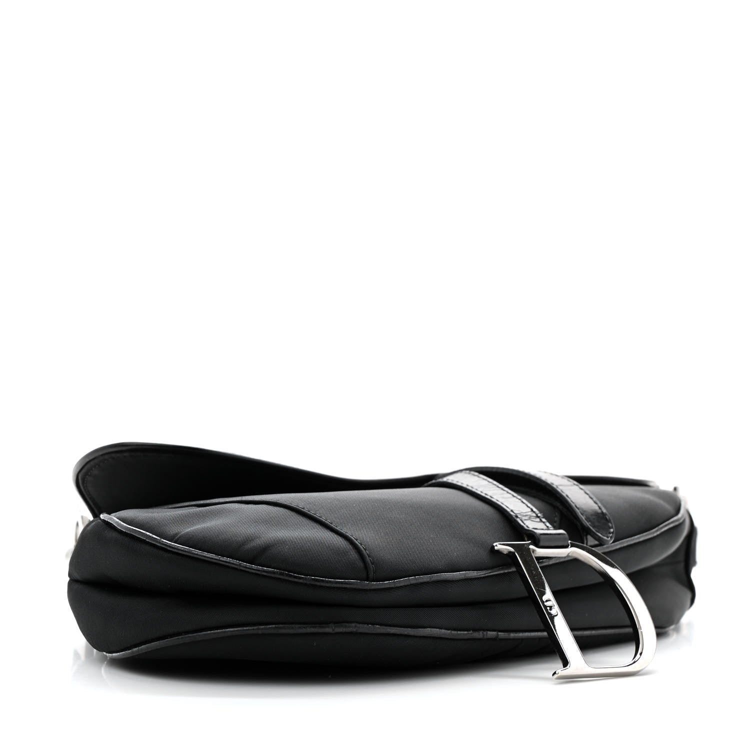 Christian Dior Nylon Saddle Bag Black 4 of 15