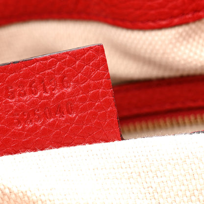 Gucci Cellarius Calfskin Medium Soho Chain Shoulder Bag Vibrant Red 7 of 13