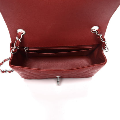 Chanel Caviar Quilted Mini Rectangular Flap Red 5 of 8