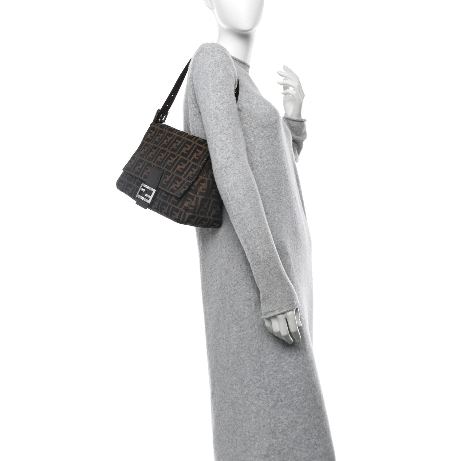 Fendi Zucca Mama Baguette Tobacco 2 of 9