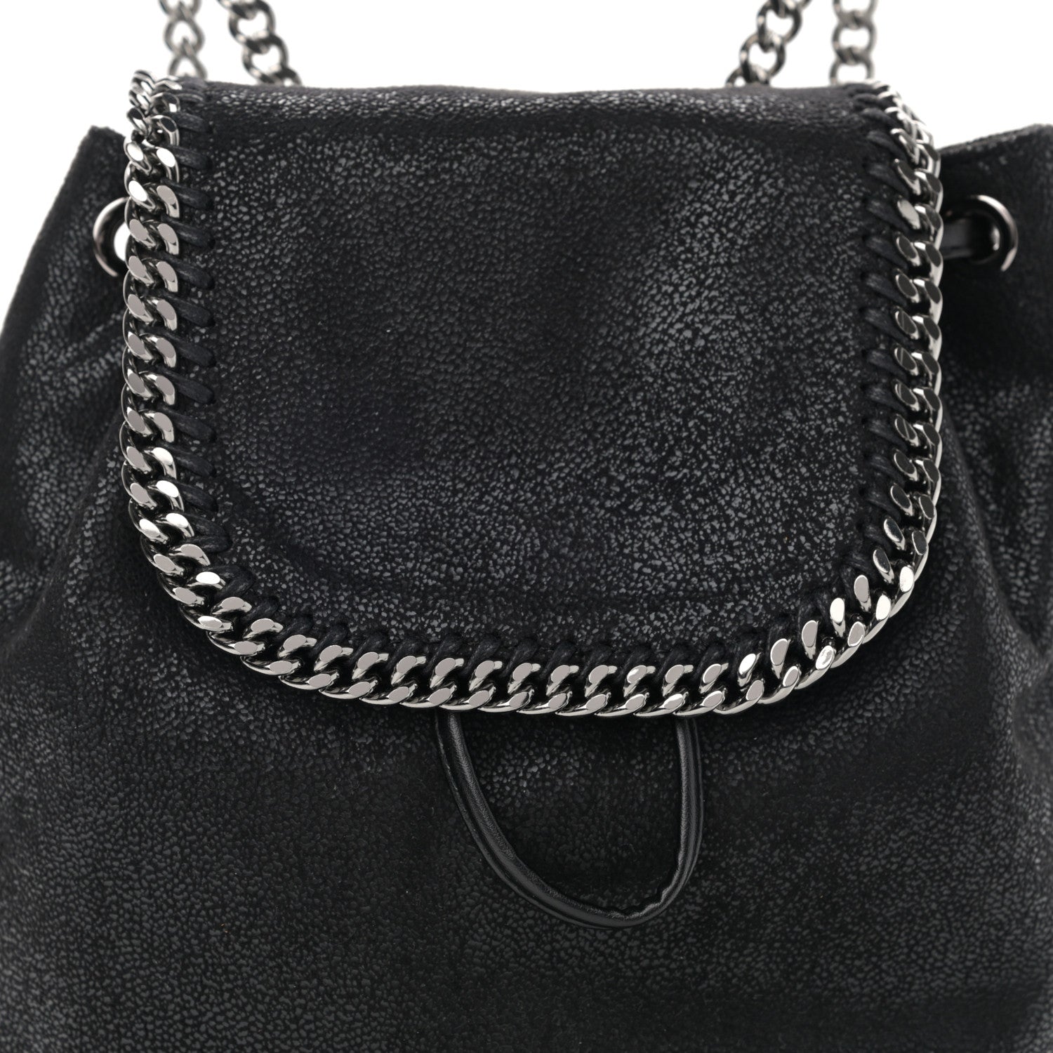 Stella McCartney Shaggy Deer Mini Rucksack Backpack Black 8 of 10