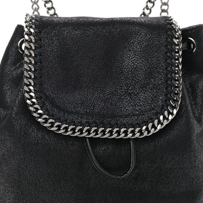 Stella McCartney Shaggy Deer Mini Rucksack Backpack Black 8 of 10