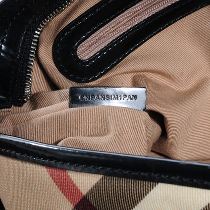 Burberry Nova Check Medium Tote Black 7 of 8