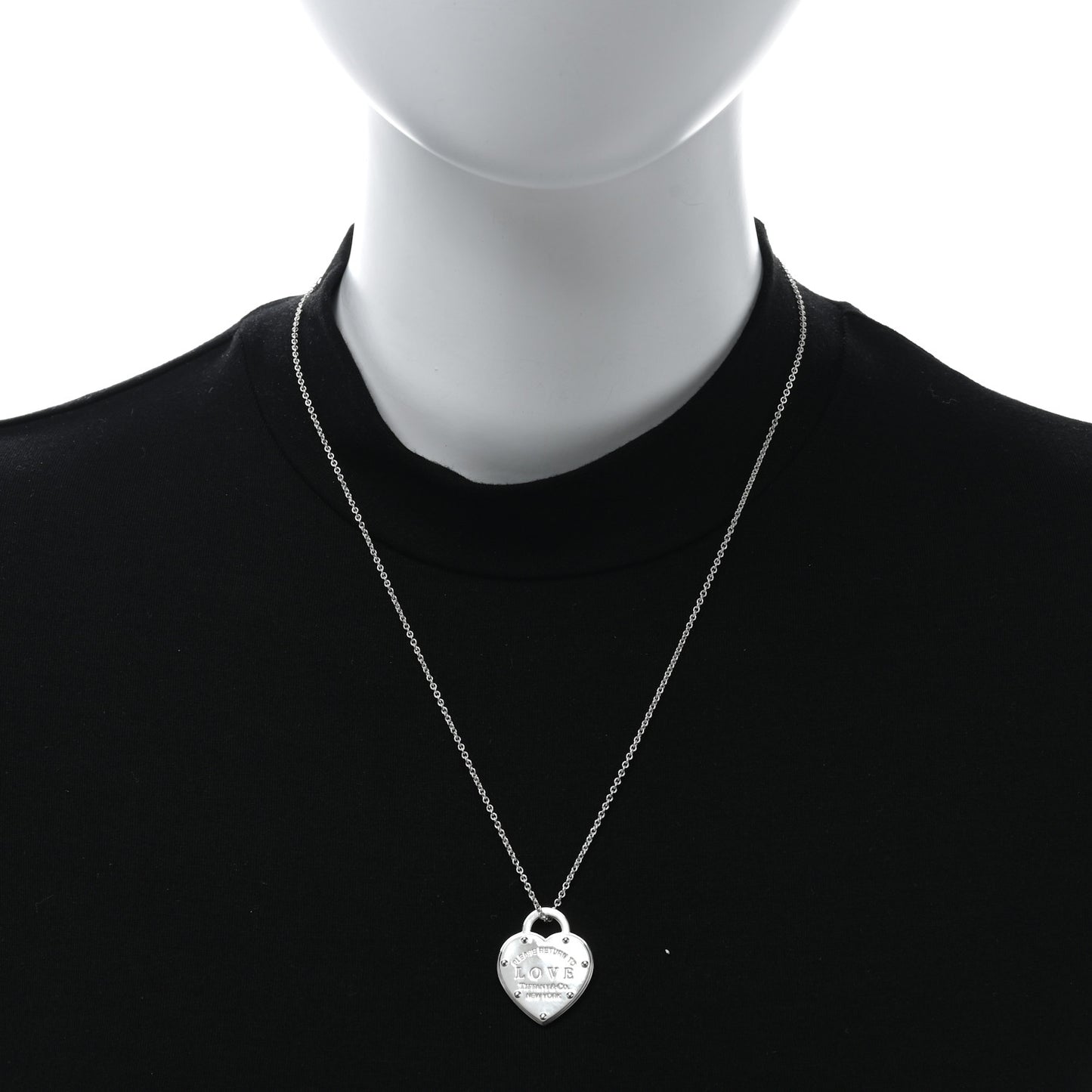Sterling Silver Return To Tiffany Love Pendant Necklace