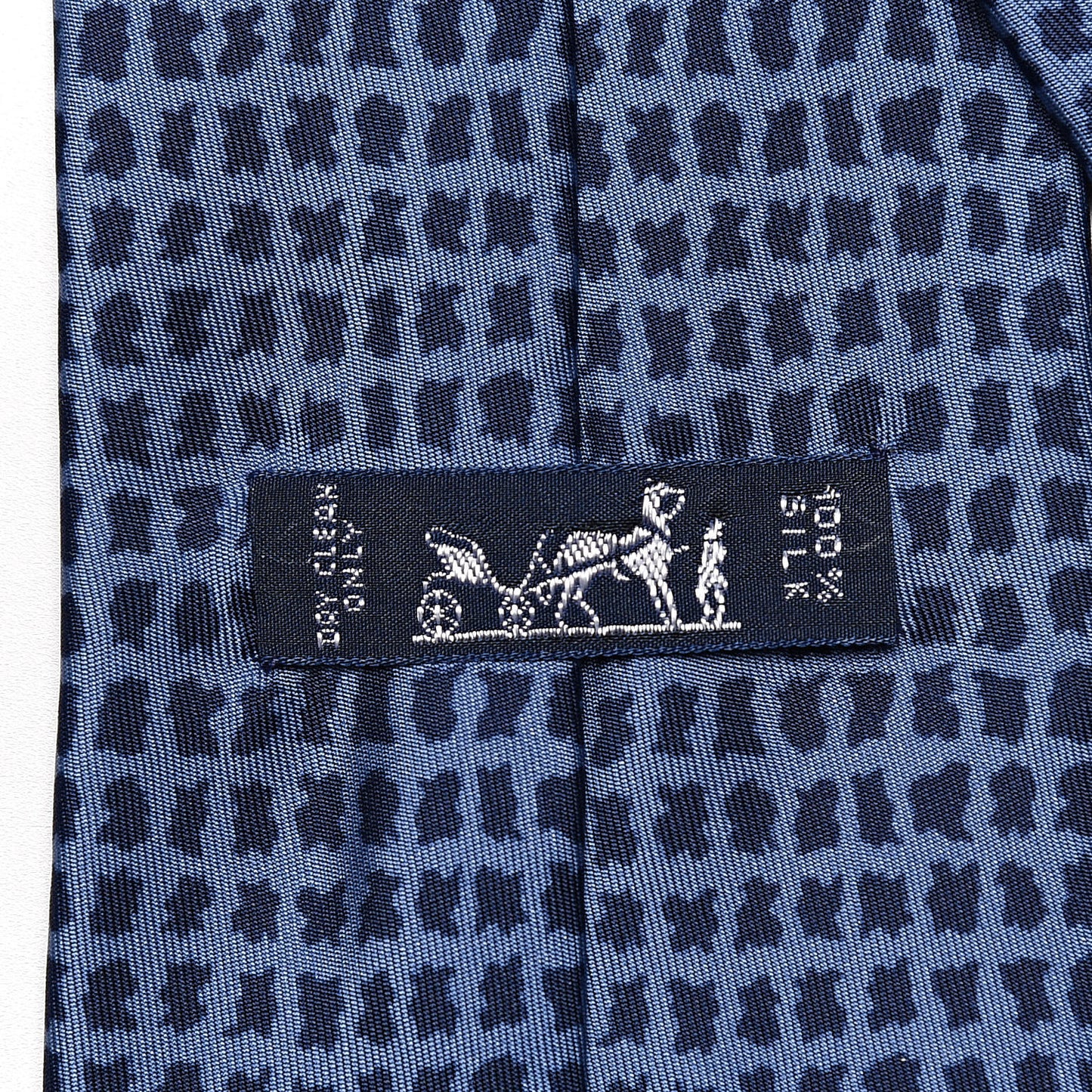 Woven Silk Mens Neck Tie Bleu