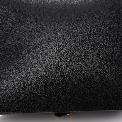 Burberry Calfskin Square Satchel Black 15 of 15