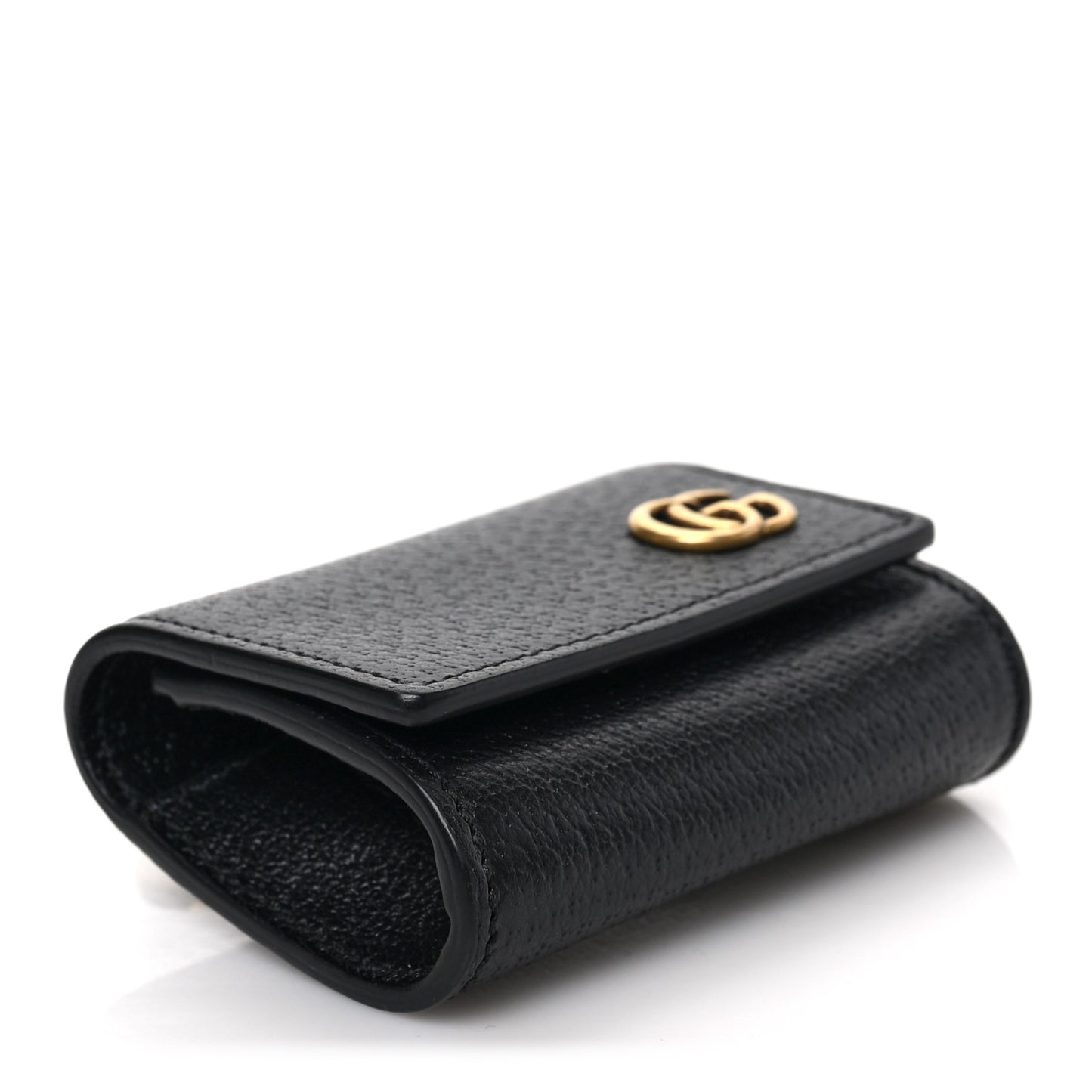 Calfskin Boar Effect GG Marmont AirPods Pro Case Black