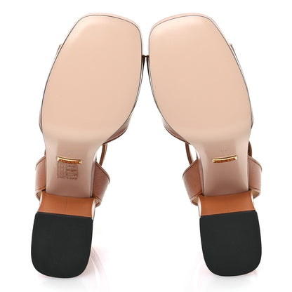 Gucci Quentin Granada Kid Horsebit 25/60mm Platform Sandals 36 Harness Brown 5 of 8