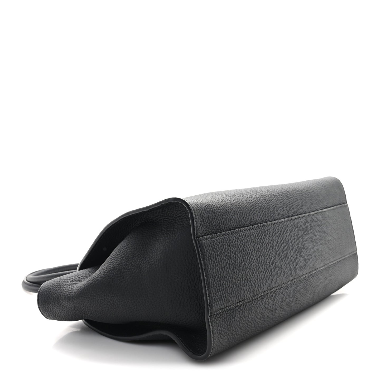 Matte Grained Calfskin Marlo 14 Black