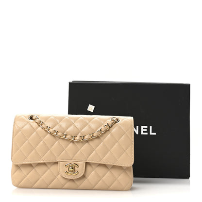 Chanel Caviar Quilted Medium Double Flap Beige 11 of 11