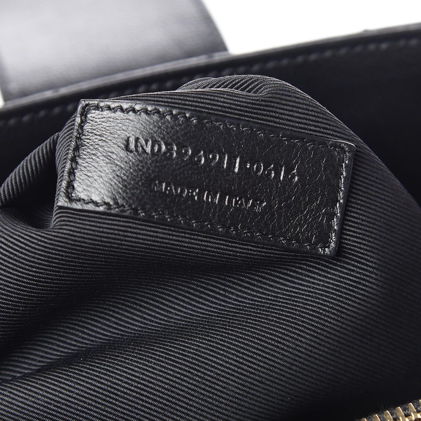 Grain De Poudre Matelasse Chevron Monogram Shopping Bag Black