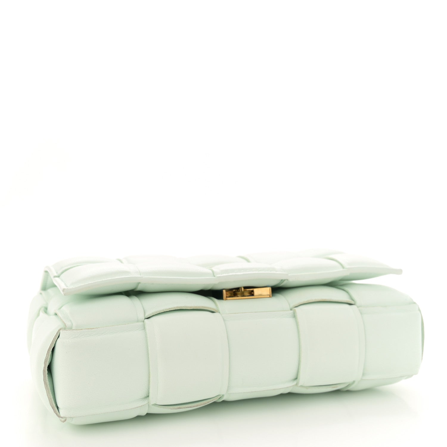 Bottega Veneta Nappa Maxi Intreccio Small Padded Cassette Crossbody Bag Glacier 4 of 13