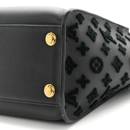 Louis Vuitton Calfskin Monogram Tufting On My Side Black 9 of 11
