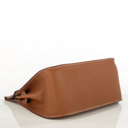 Hermes Taurillon Clemence Jypsiere 28 Gold 5 of 21