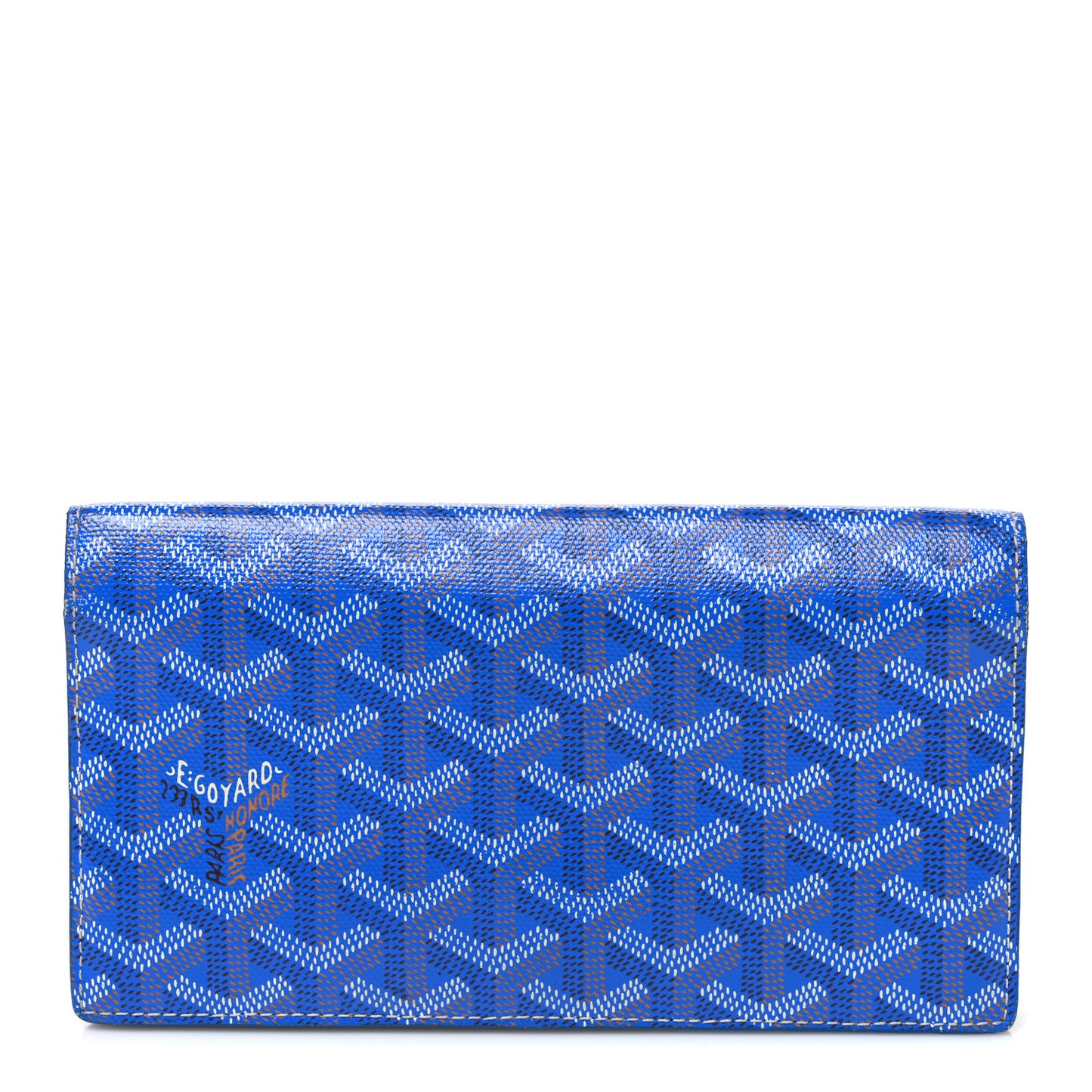 Goyardine Richelieu Wallet Sky Blue