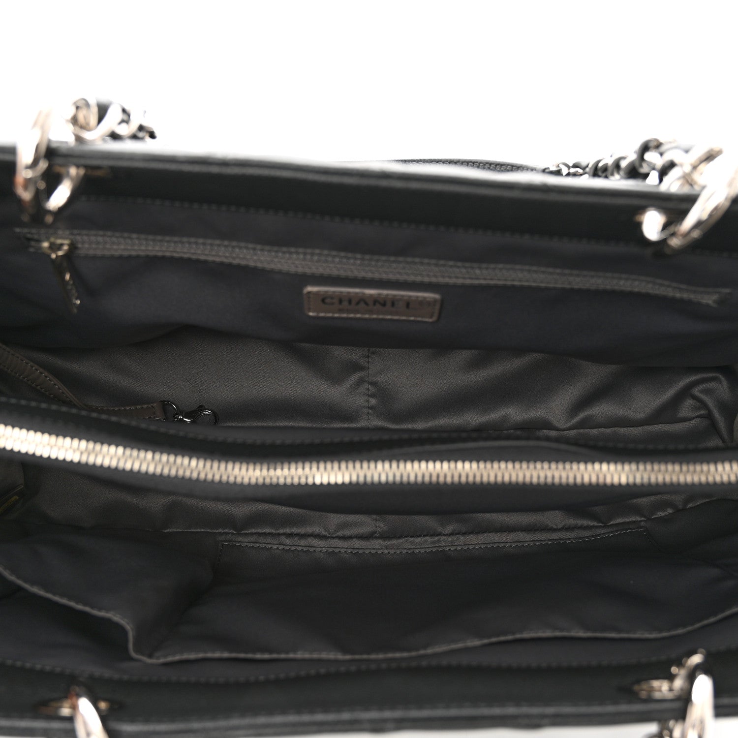 Chanel Caviar Quilted XL Grand Shopping Tote GST Black 6 of 10