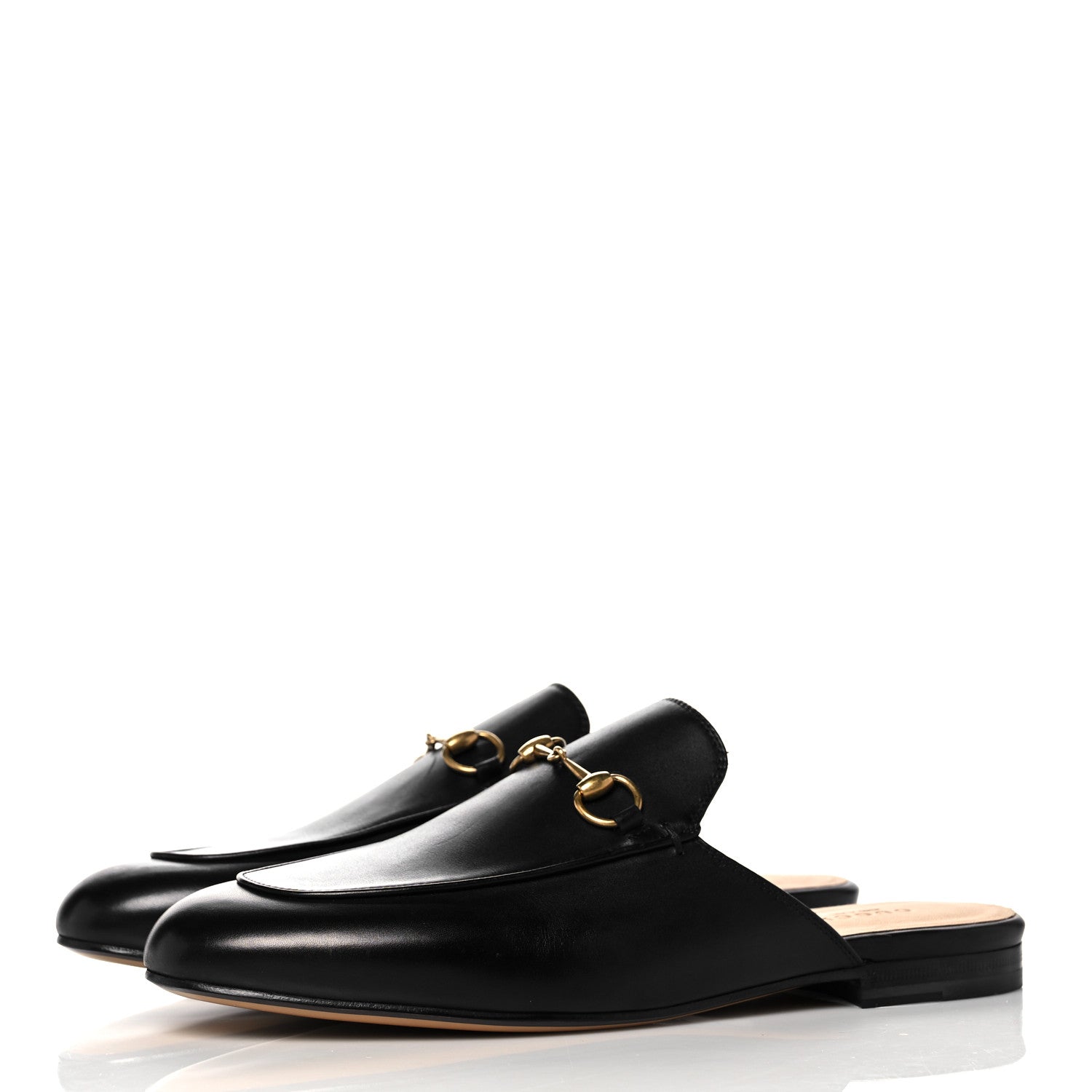 Gucci Calfskin Womens Princetown Slippers 40 Black 3 of 16