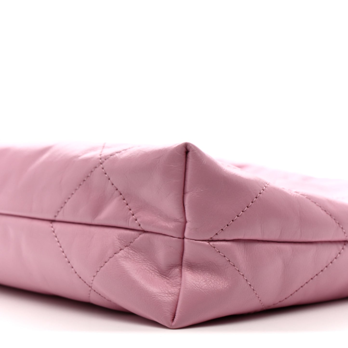 Shiny Calfskin Quilted Small Chanel 22 Lilac