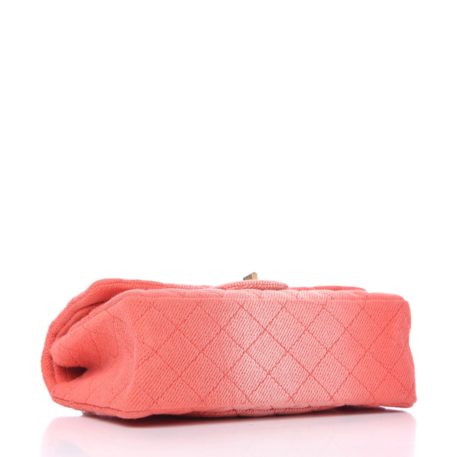 Chanel Ombre Denim Quilted 2.55 Reissue 225 Flap Coral 4 of 10