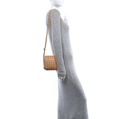 Bottega Veneta Nappa Intrecciato Mini Loop Camera Bag Almond 2 of 9