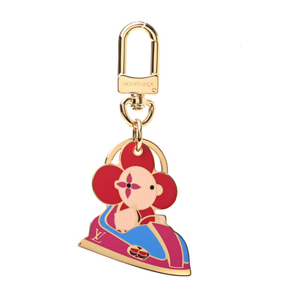 Louis Vuitton Monogram Metal Christmas Vivenne Bag Charm Key Holder 1 of 7