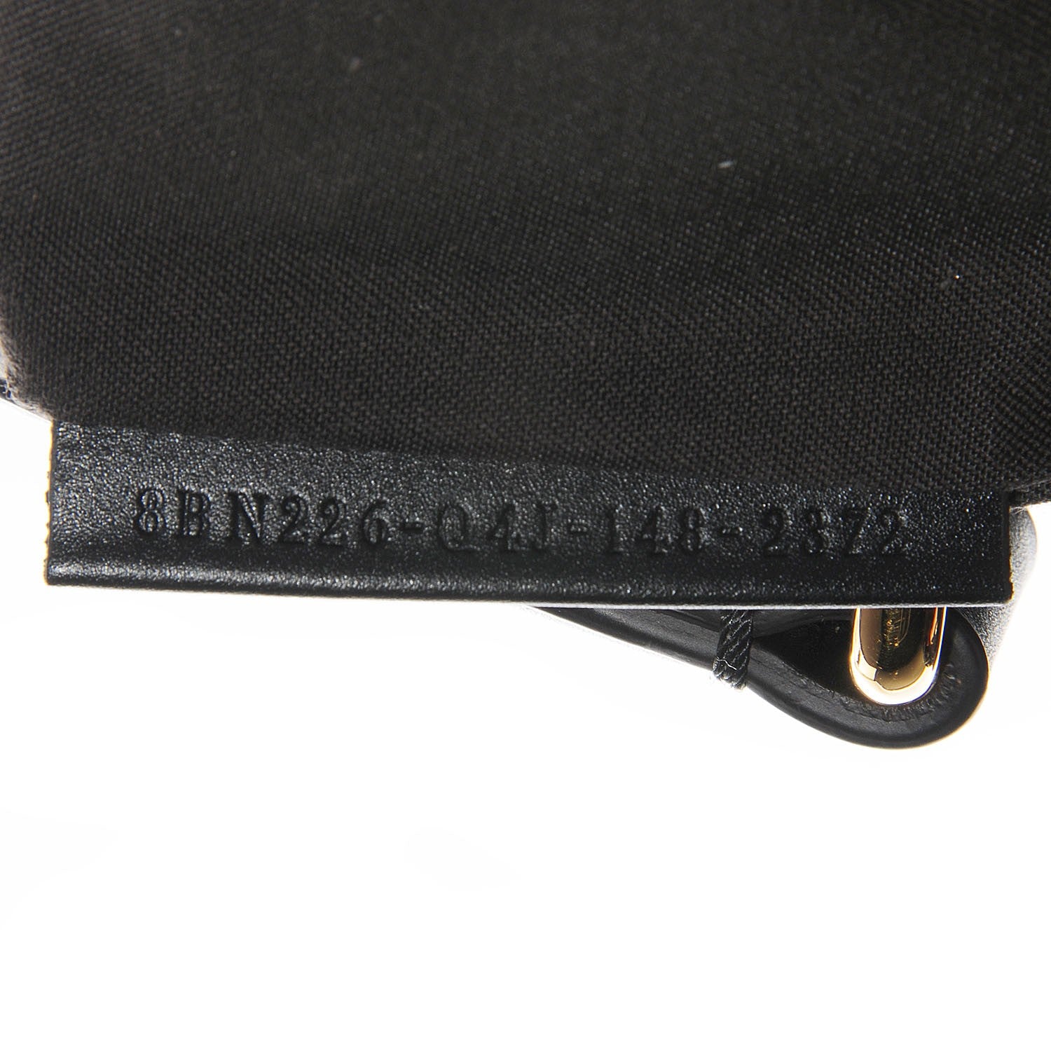 Fendi Vitello Morgan Fabric Jacquard Pequin Medium Peekaboo Iconic Satchel Black Tobacco 7 of 11