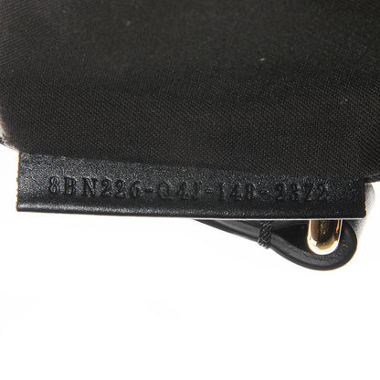 Fendi Vitello Morgan Fabric Jacquard Pequin Medium Peekaboo Iconic Satchel Black Tobacco 7 of 11