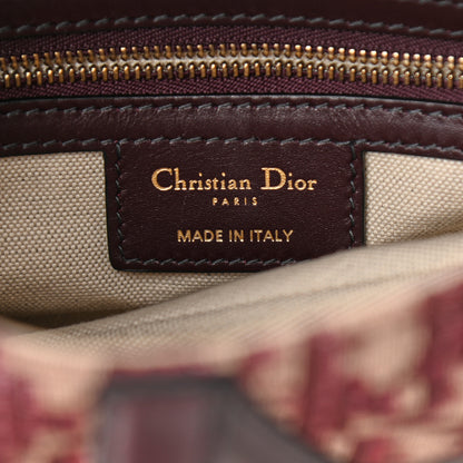 Christian Dior Oblique Saddle Bag Burgundy 8 of 13