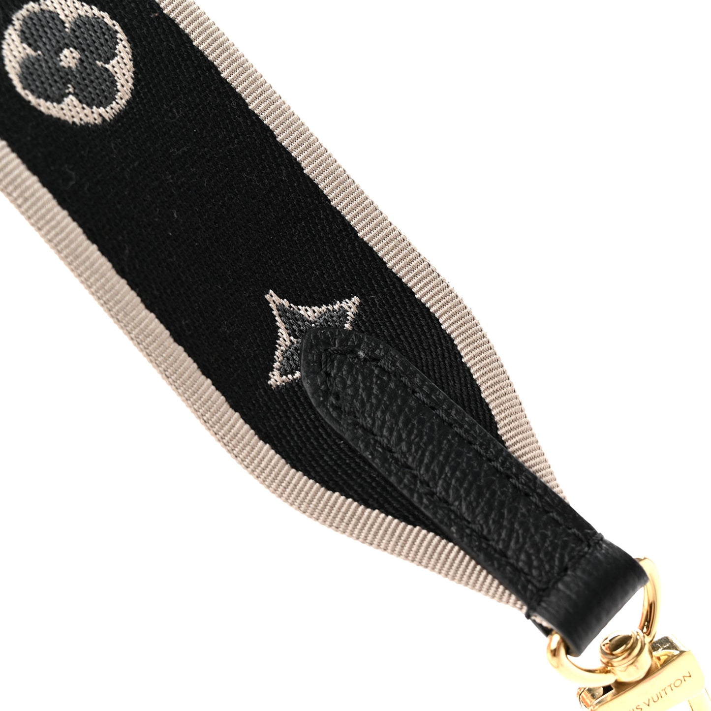 Jacquard Diane Shoulder Strap Black Ivory