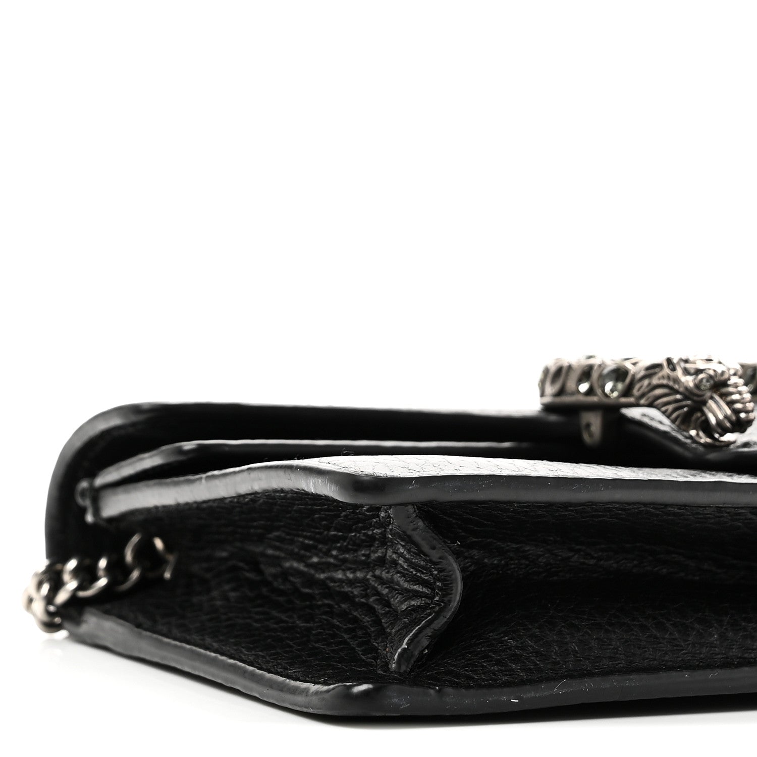 Gucci Calfskin Super Mini Dionysus Shoulder Bag Black 8 of 10