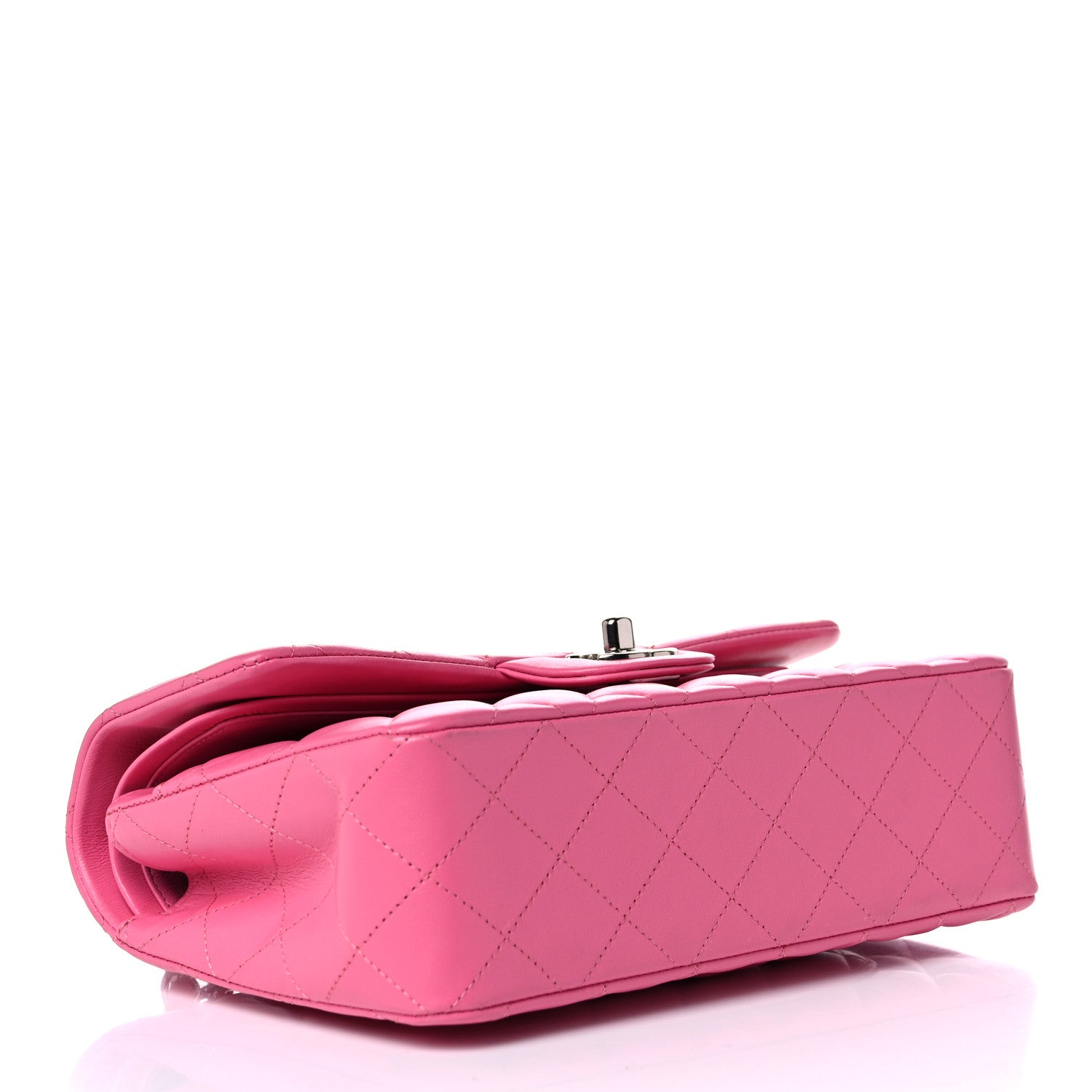 Chanel Lambskin Quilted Small Double Flap Pink 4 of 15