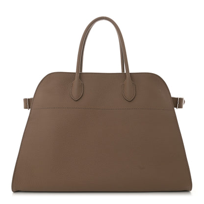 The Row Matte Grained Calfskin Soft Margaux 15 Taupe 1 of 9