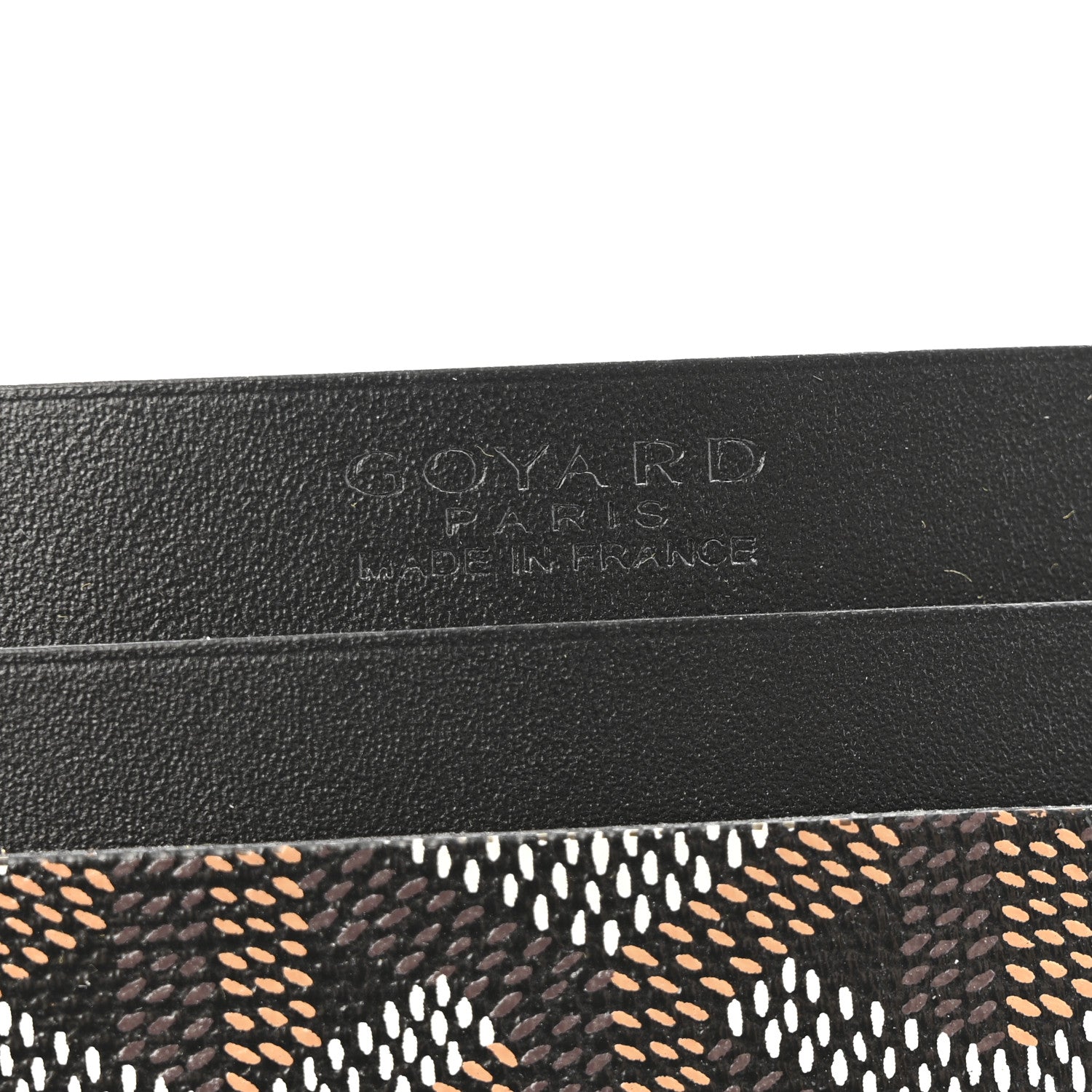 Goyard Goyardine Saint Sulpice Card Holder Black 6 of 7