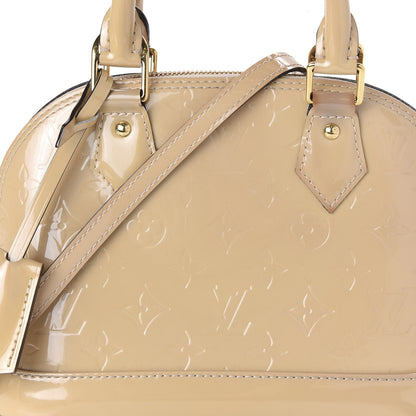 Louis Vuitton Vernis Alma BB Dune 9 of 9