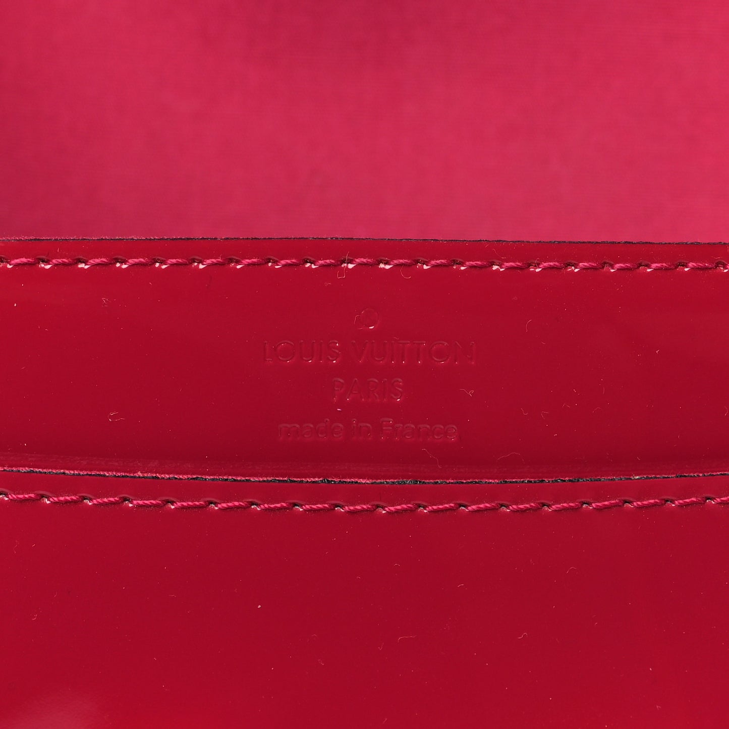 Patent Louise Clutch Rose Indien