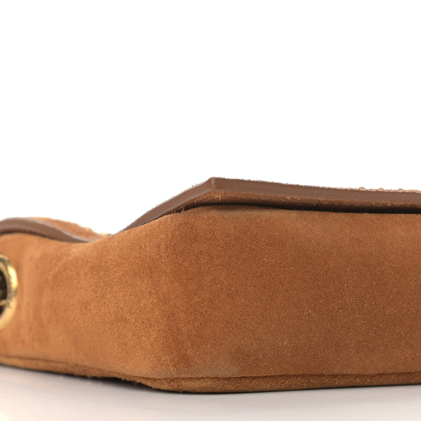 Suede Studded Monogram Kate 99 Cinnamon