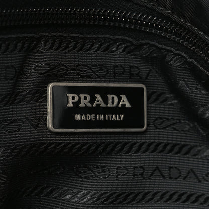 Prada Nylon Vela Drawstring Shopping Tote Black 6 of 15