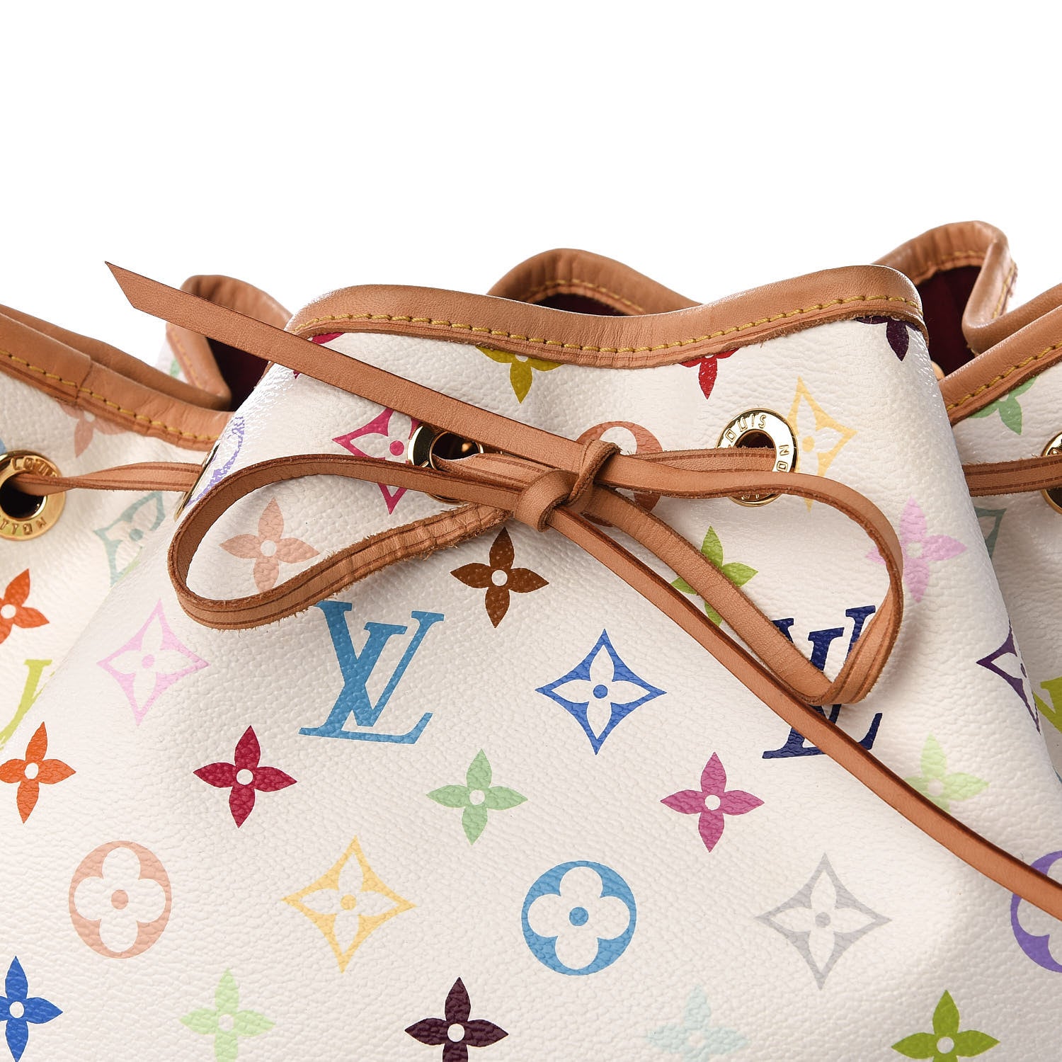 Louis Vuitton Monogram Multicolor Petit Noe White 9 of 9