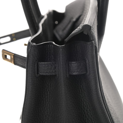 Hermes Togo Birkin 25 Black 11 of 34