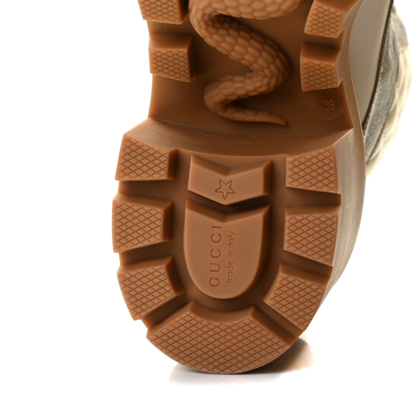 Calfskin GG Supreme Monogram Nappa Quilted Lace Up Ankle Boots 39 Mystic White Beige