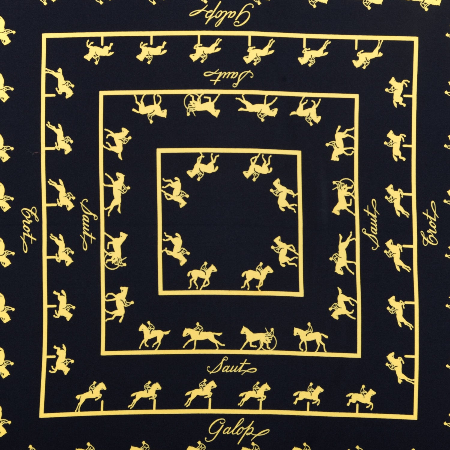 Hermes Silk Allures Scarf 90 Black 3 of 3