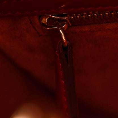 Christian Dior Patent Cannage Medium Lady Dior Red 12 of 12