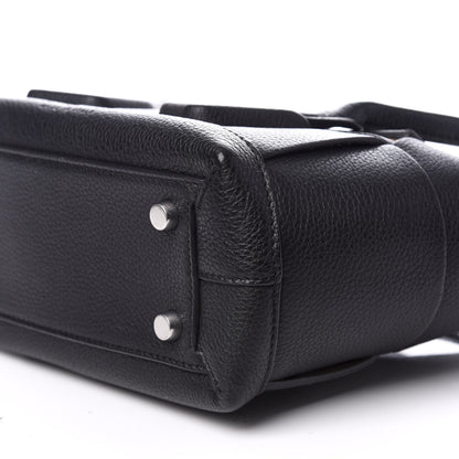 Bottega Veneta Grained Calfskin Mini Maxi Intrecciato Arco 33 Black 8 of 9