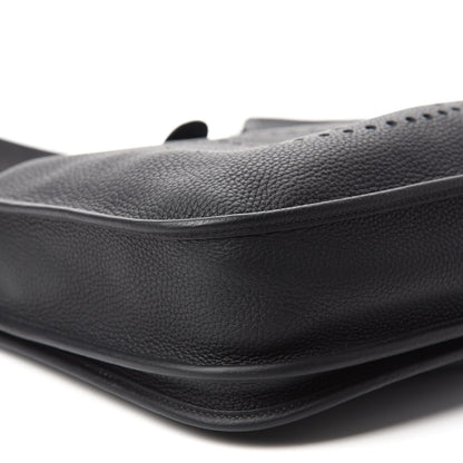 Hermes Taurillon Clemence Evelyne III PM Black 6 of 10