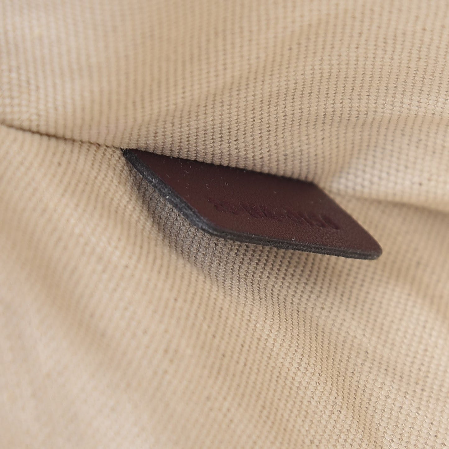 Oblique Logo Pouch Burgundy