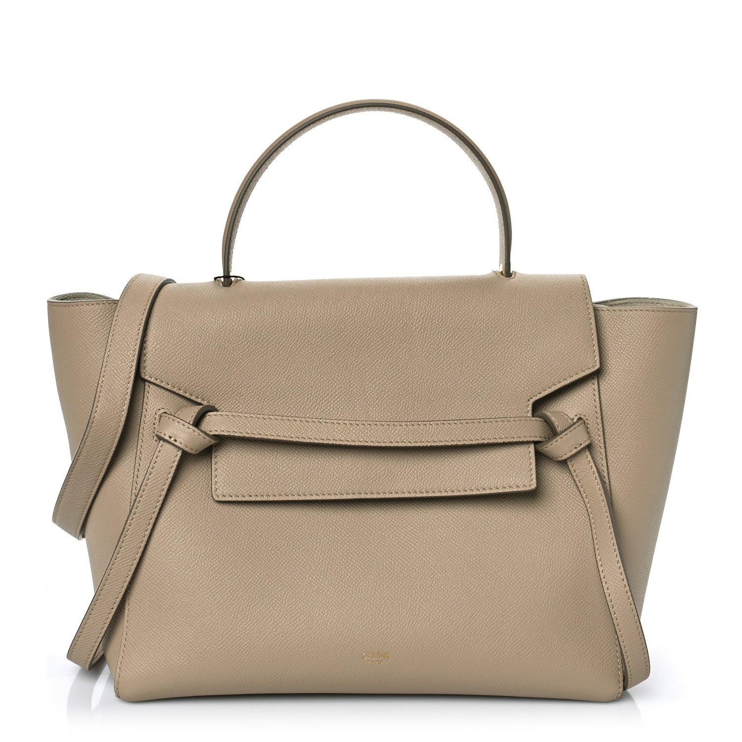 Celine Grained Calfskin Mini Belt Bag Light Taupe 1 of 9